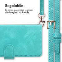 imoshion Cover a libro con Cordino Apple iPhone 17 - Turchese