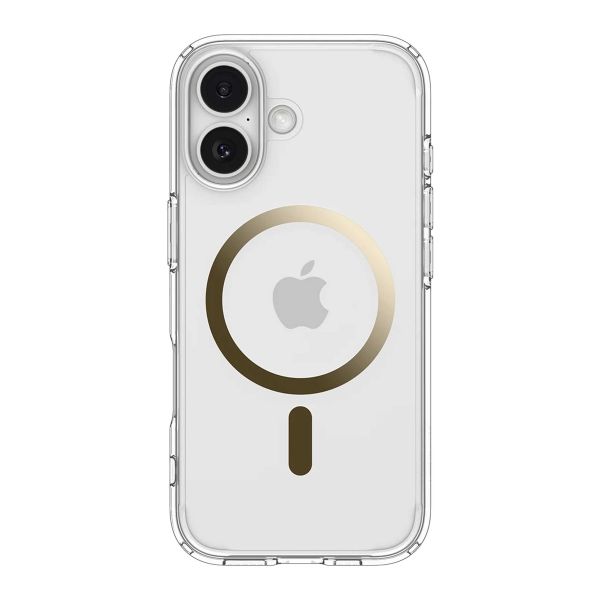 Spigen Cover Posteriore Ultra Ibrida con MagSafe Apple iPhone 17 - Clear Gold