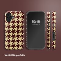 Selencia Cover posteriore Vivid con MagSafe Apple iPhone 17 - Pied-de-Poule