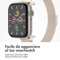 imoshion Cinturino sottile Milanese Apple Watch | 38/40/41/42 mm - Starlight
