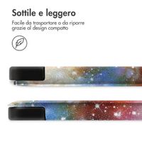 imoshion Cover Trifold Design Samsung Galaxy Tab S10 Plus / Tab S9 FE Plus / Tab S9 Plus - Space