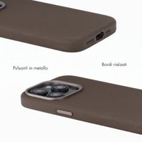 Accezz Cover Mesh con MagSafe Apple iPhone 16 Pro - Marrone