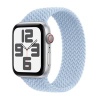Apple Cinturino Solo intrecciato Apple Watch | 38/40/41/42 mm - Taglia 4 - Light Blue