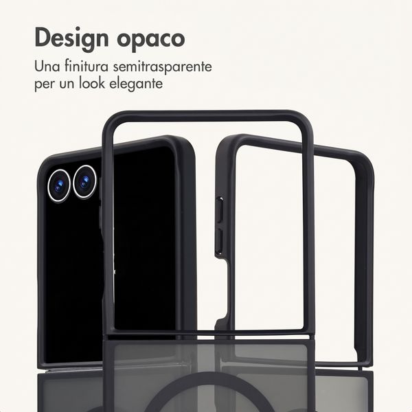 imoshion Cover posteriore Color Guard con MagSafe Samsung Galaxy Z Flip 8 - Nero
