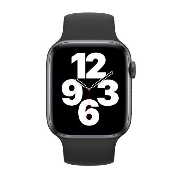 Apple Cinturino Solo Loop Apple Watch | 38/40/41/42 mm - Taglia 4 - Nero