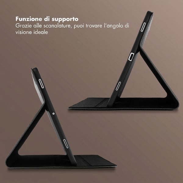 Selencia Cover Riva Samsung Galaxy Tab S11 - Nero