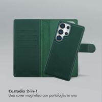 Selencia Libreria rimovibile Olyn con MagSafe Samsung Galaxy S25 Ultra - Verde