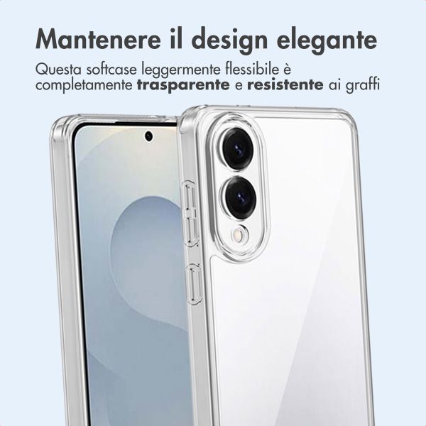 imoshion Cover posteriore protettiva Samsung Galaxy S25 Edge - Trasparente
