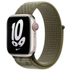 Apple Cinturino Nike Sport Loop Apple Watch | 38/40/41/42 mm - Sequoia / Pure Platinum