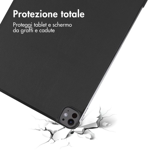 imoshion Cover a libro Trifold Apple iPad Pro 13 (2025) M5 / (2024) M4 - Nero