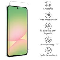 Accezz Vetro temperato, confezione da 2 Samsung Galaxy A57 (5G)