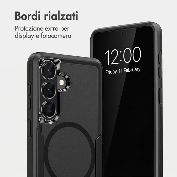 imoshion Cover posteriore con MagSafe Samsung Galaxy S25 / S24 - Nero