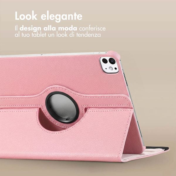 imoshion Cover Girevole a 360° Apple iPad Pro 11 (2025) M5 / (2024) M4 - Rosa