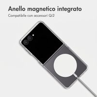 Accezz Cover posteriore Xtreme Impact con MagSafe Samsung Galaxy Z Flip 8 - Trasparente