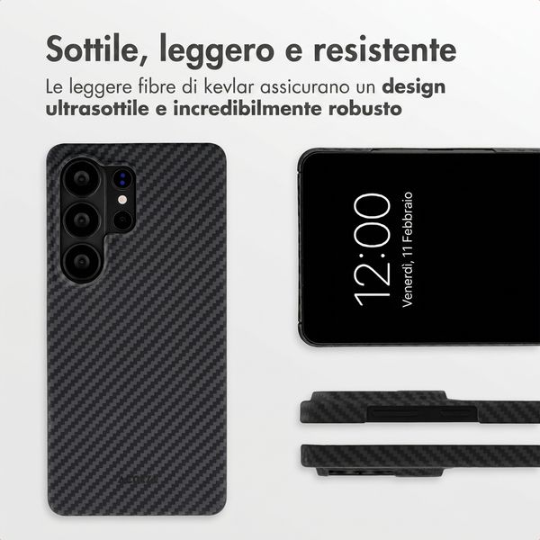 Accezz Cover MagSafe Kevlar® Samsung Galaxy S26 Ultra - Nero