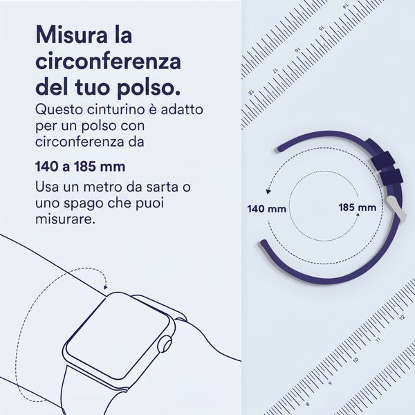 Burga Cinturino in acciaio Apple Watch | 38/40/41/42 mm - Argento