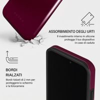 Burga Cover Posteriore Resistente con MagSafe Apple iPhone 14 Pro - Dark Cherry