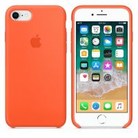 Apple Cover in Silicone Apple iPhone SE (2022 / 2020) / 8 / 7 - Spicy Orange