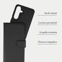 imoshion Cover a libro di lusso 2-in-1 rimovibile Samsung Galaxy S24 FE - Nero