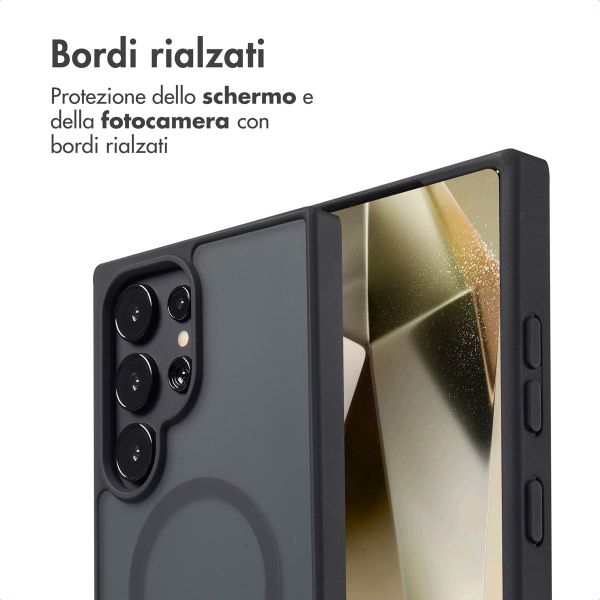 imoshion Cover posteriore Color Guard con MagSafe Samsung Galaxy S24 Ultra - Nero