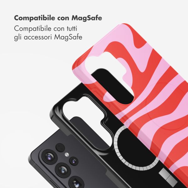 Selencia Cover posteriore Vivid con MagSafe Samsung Galaxy S26 Ultra - Dream Swirl Pink