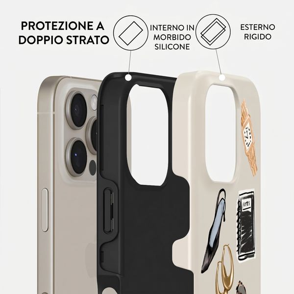 Burga Cover Posteriore Resistente con MagSafe Apple iPhone 16 Pro - Boss Babe