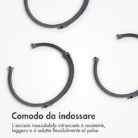 imoshion Cinturino milanese magnetico Apple Watch | 44/45/46/49 mm - Taglia S - Space Grey