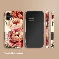 Selencia Cover posteriore Vivid con MagSafe Apple iPhone 16 - Vintage Peony