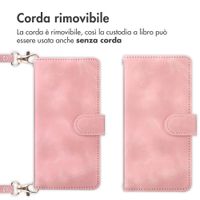 imoshion Cover a libro con Cordino Samsung Galaxy S26 - Rosa