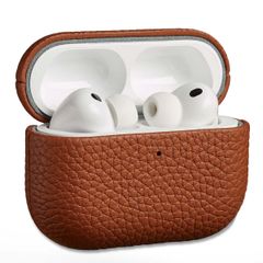 Accezz Cover in vera pelle  Apple Airpods Pro 3 - Cognac