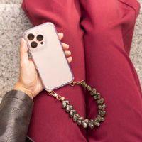 Selencia Cover trasparente con ganci + laccetto da polso Lova Apple iPhone 11 - Leopard