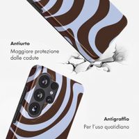 Selencia Cover Posteriore Vivid Samsung Galaxy S26 Ultra - Dream Swirl Chocolate