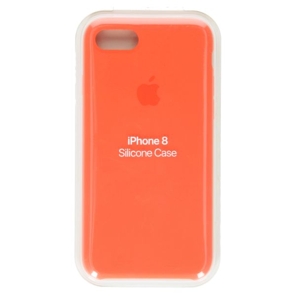Apple Cover in Silicone Apple iPhone SE (2022 / 2020) / 8 / 7 - Spicy Orange