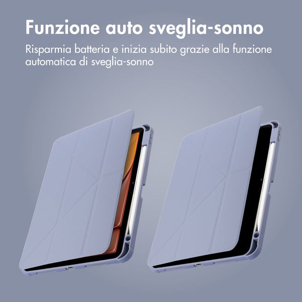 imoshion Cover Origami Apple iPad 11 (2025) 11 pollici A16 / iPad 10 (2022) 10.9 pollici - Lavender