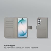 Selencia Libreria rimovibile Olyn con MagSafe Samsung Galaxy S26 Plus - Grigio