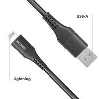 Accezz Cavo Lightning a USB – certificazione MFi – 1 metro – Nero