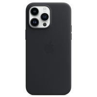 Apple Cover Posteriore in Pelle con MagSafe Apple iPhone 14 Pro Max - Midnight