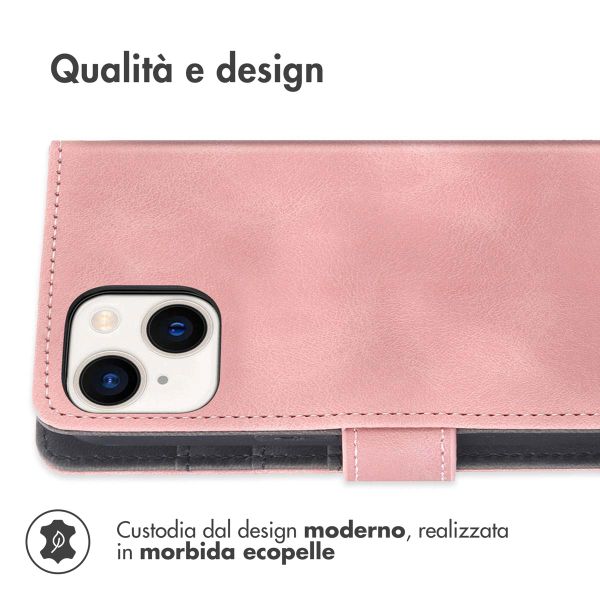 imoshion Cover a libro con Cordino Apple iPhone 15 - Rosa