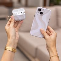 Selencia Cover Vivid  Apple Airpods 4 - Desert Waves Beige