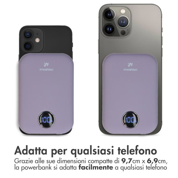 imoshion Powerbank Magnetic 10.000 mAh - Powerbank wireless - Viola