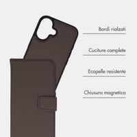 imoshion Cover a libro di lusso 2-in-1 rimovibile Apple iPhone 17 - Marrone