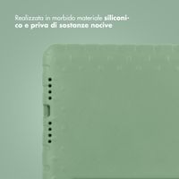 imoshion Cover Antishoc Speciale Bambini con Manico iPad 10.2 (2019 / 2020 / 2021) - Oliva