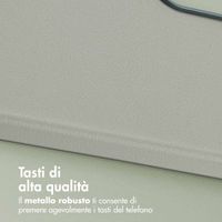 Accezz Cover in Pelle con MagSafe Samsung Galaxy A36 / A56 - Light Grey