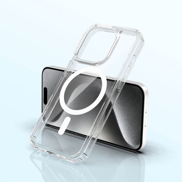 Accezz Cover posteriore Xtreme Impact con MagSafe Apple iPhone 15 Pro - Trasparente