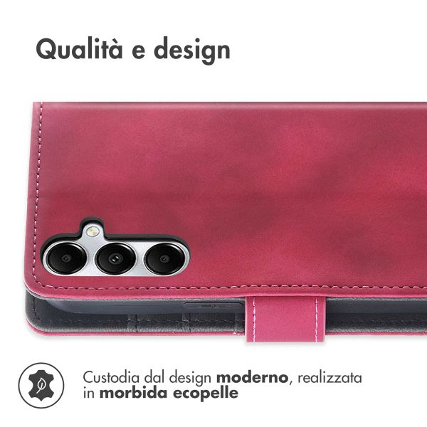 imoshion Cover a libro con Cordino Samsung Galaxy A26 - Rosso