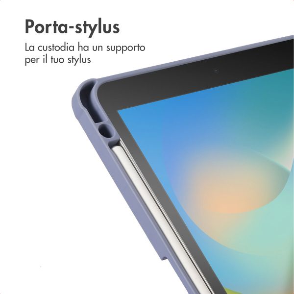 imoshion Cover Origami Apple iPad 9 (2021) 10.2 pollici / iPad 8 (2020) 10.2 pollici / iPad 7 (2019) 10.2 pollici - Lavender