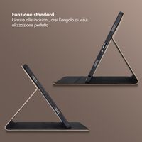 Selencia Cover Riva Samsung Galaxy Tab A9 Plus - Beige