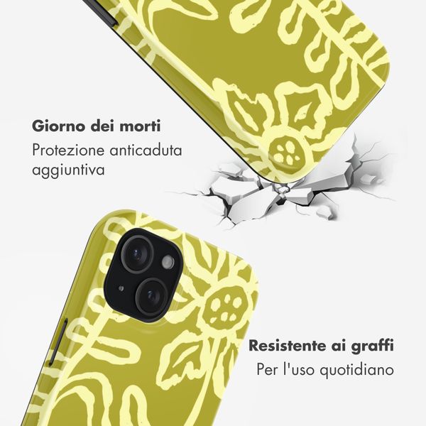 Selencia Cover posteriore Vivid con MagSafe Apple iPhone 15 - Chalky Bloom