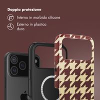 Selencia Cover posteriore Vivid con MagSafe Apple iPhone 17 Pro - Pied-de-Poule