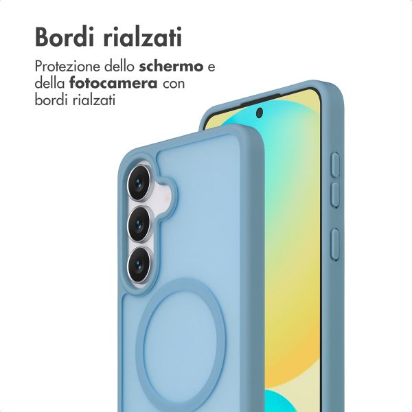 imoshion Cover posteriore Color Guard con MagSafe Samsung Galaxy S25 FE - Azzurro